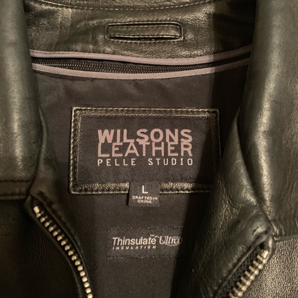 Wilson’s oversized vintage leather jacket bomber - Picture 9 of 14